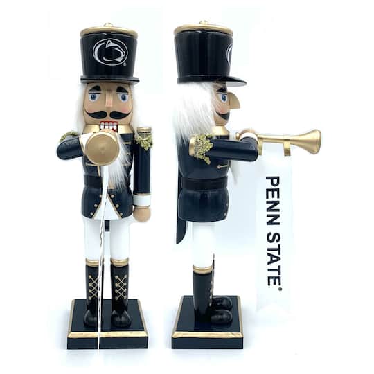 14" College Bugler Nutcracker By Santasworkshop in Penn State | 14.25" x 4" x 6.5" | Michaels®